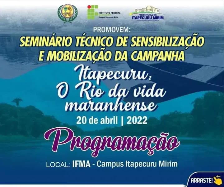 Flyer 1 da campanha do Rio Itapecuru